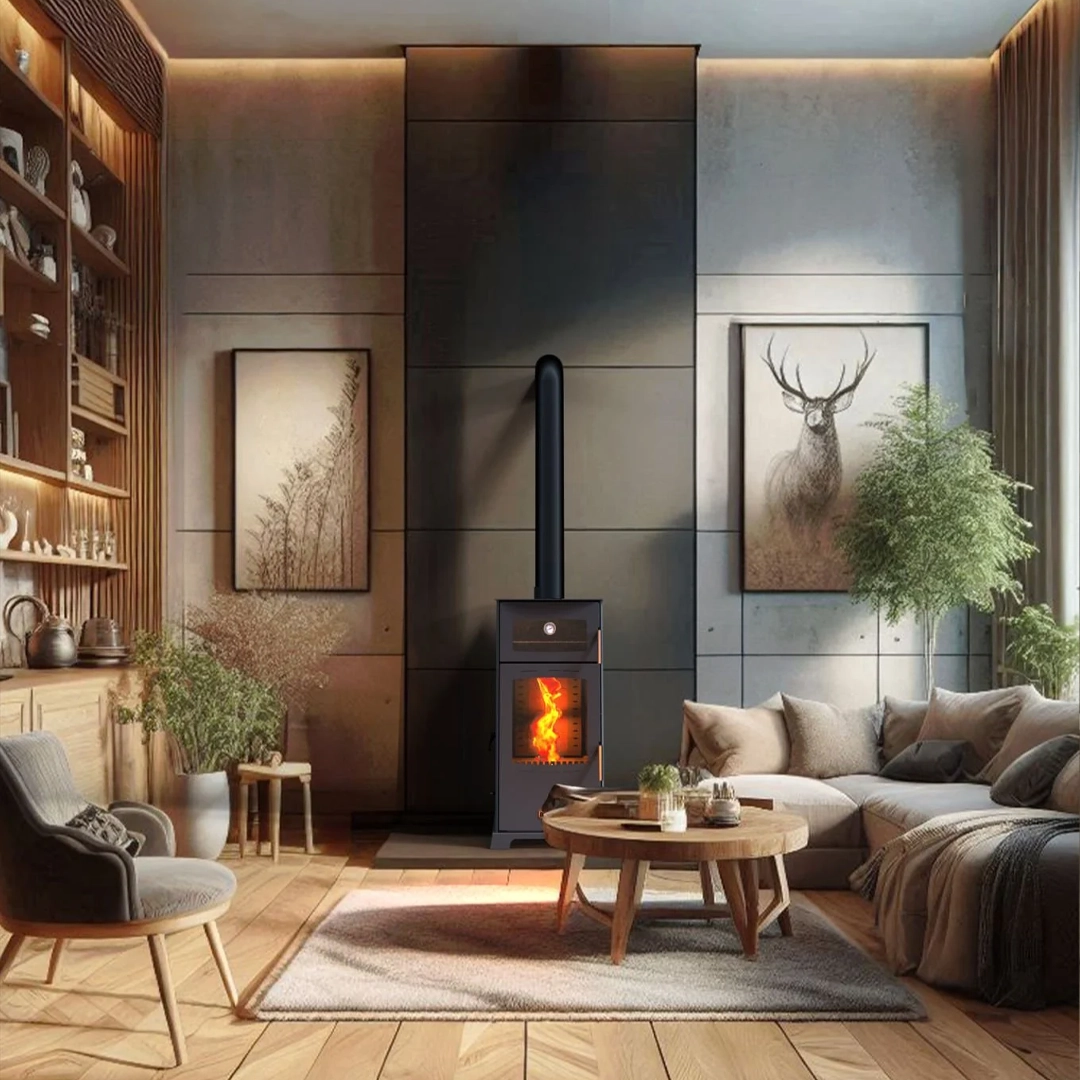 Babas Stove Gold 12kw Manuel Kuzineli Odun Ve Pelet Sobası