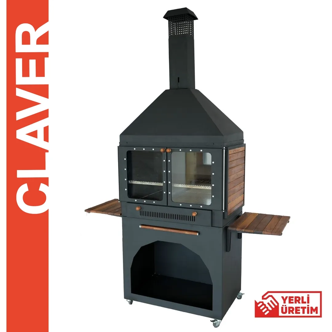 Claver Dekoratif İzolasyonlu Kapaklı Bahçe Barbekü