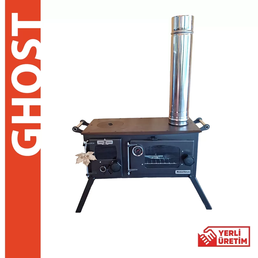 Ghost Kuzineli Kamp Sobası (pelete Dönüşebilen)